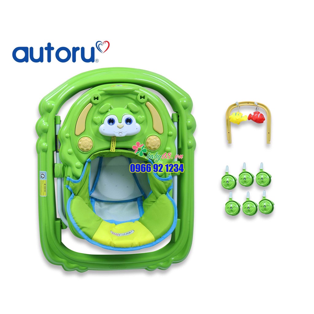 Xe tập đi nhựa hình thỏ - có nhạc Autoru AUBW03