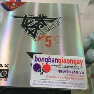 Mặt vợt bóng bàn Tornado v5