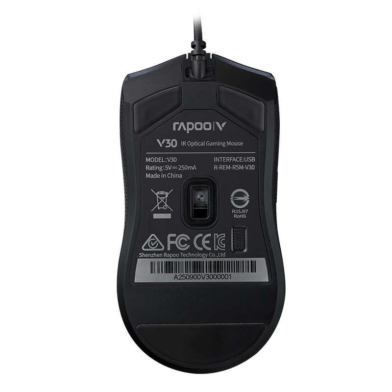 Chuột Game Rapoo V30 - 5000DPI, LED RGB 16.8 triệu màu
