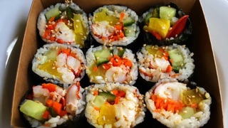 Rong biển cuộn cơm kimbab hàn quốc 100 lá