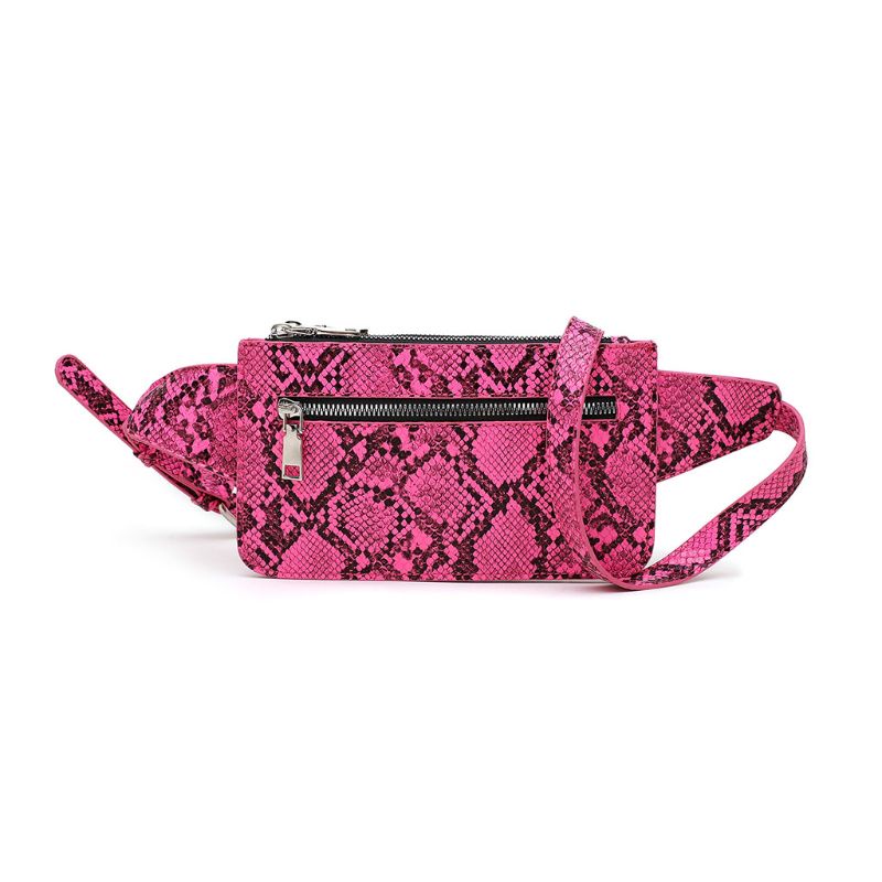 Túi Đeo Hông / Đeo Hông Bằng Da PU In Họa Tiết Da Rắn Tùy Chỉnh Thời Trang Cho Nữ