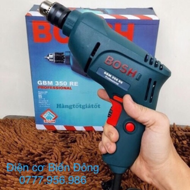 Máy khoan 🔥FREESHIP🔥 Máy khoan BOSH 10 ly 350RE 2500 vòng MALAYSIA