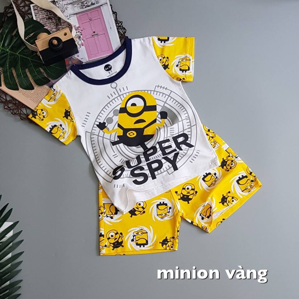 Combo 2 bộ thun bé trai
