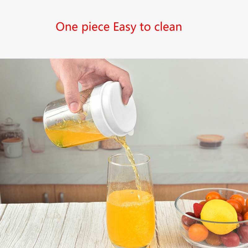 Cốc Đong Bằng Nhựa Hình Chữ V Có Nắp Đậy Tiện Dụng