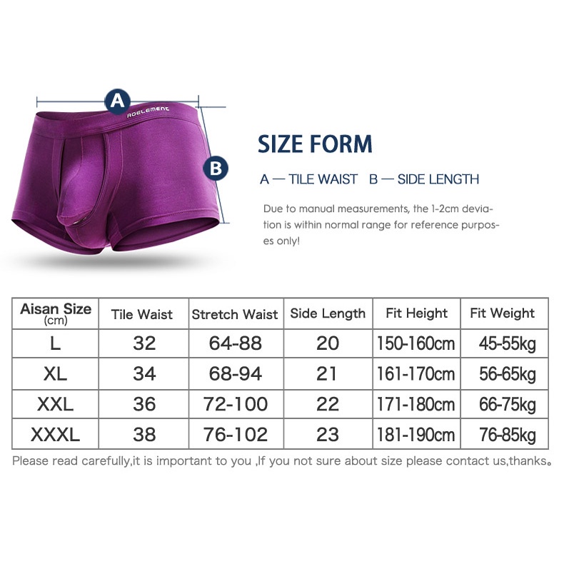 Quần Lót Boxer Chữ U Thoáng Khí Thời Trang Cho Nam 132