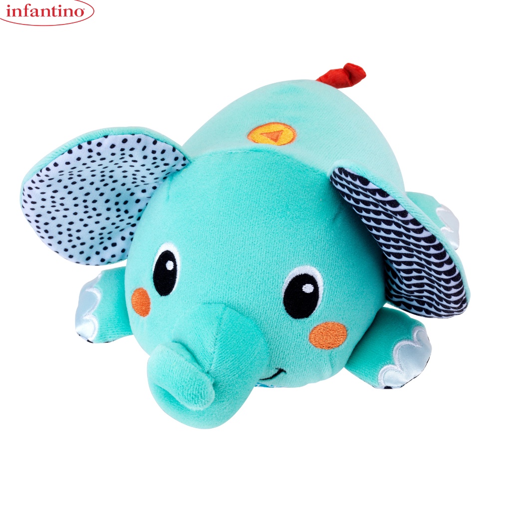Đồ Chơi Phát Nhạc Hình Chú Voi Con INFANTINO Dành Cho Bé Hỗ Trợ Phát Triển Các Giác Quan Và Các Kỹ Năng Vận Động