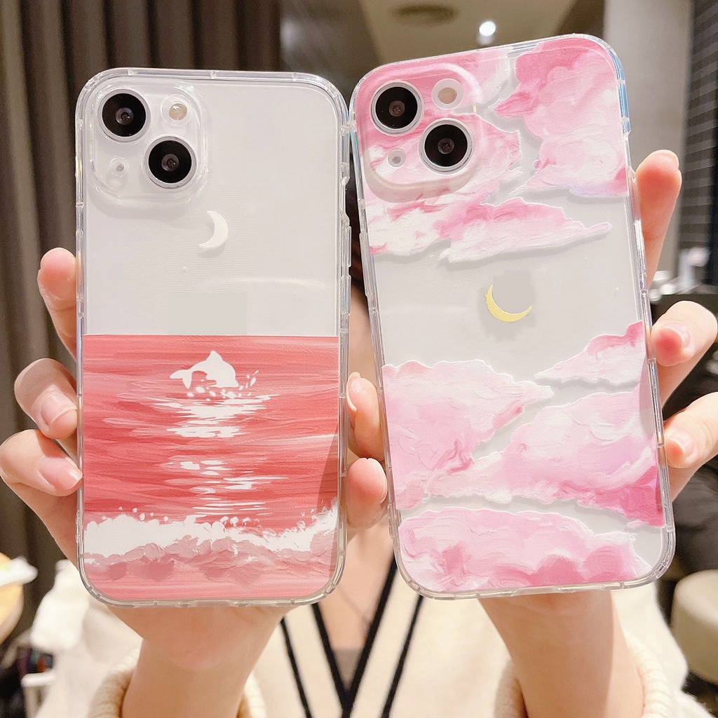 Ốp Điện Thoại Chống Sốc Họa Tiết Đại Dương Cho Iphone 13 Pro 11 Pro Max Xr 6s 7 8 Plus 12 Mini 12 Pro Xs Max