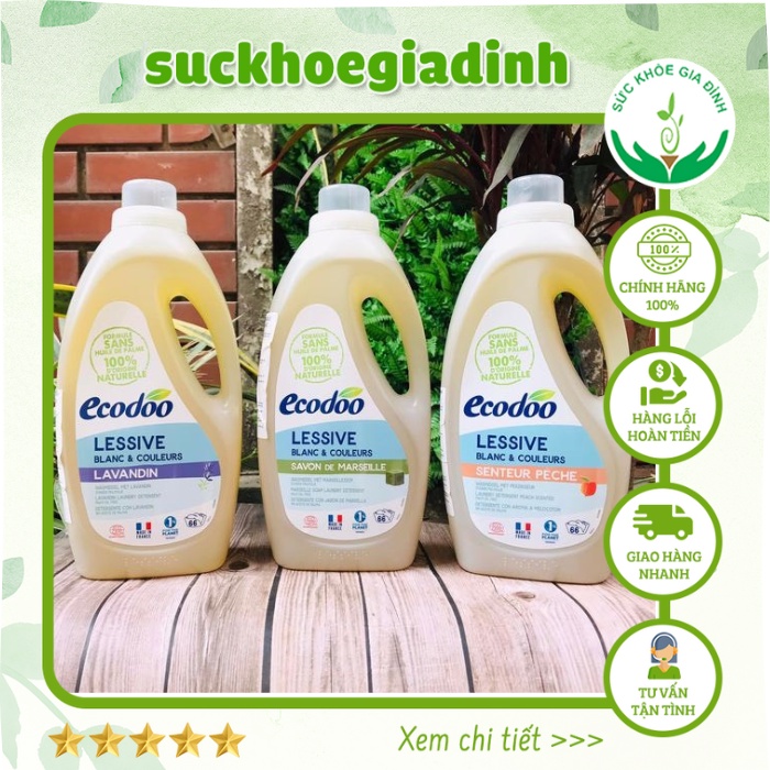 Nước Giặt Sinh Học Ecodoo Đậm Đặc 2L
