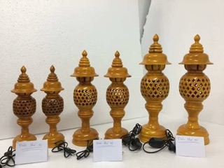 Đèn thờ tổ ong cao 36,41,48