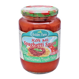 Xốt Spaghetti vị truyền thống Golden Farm 820g
