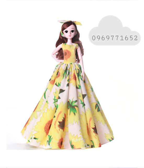 Búp bê khớp cô dâu 60cm có nhạc