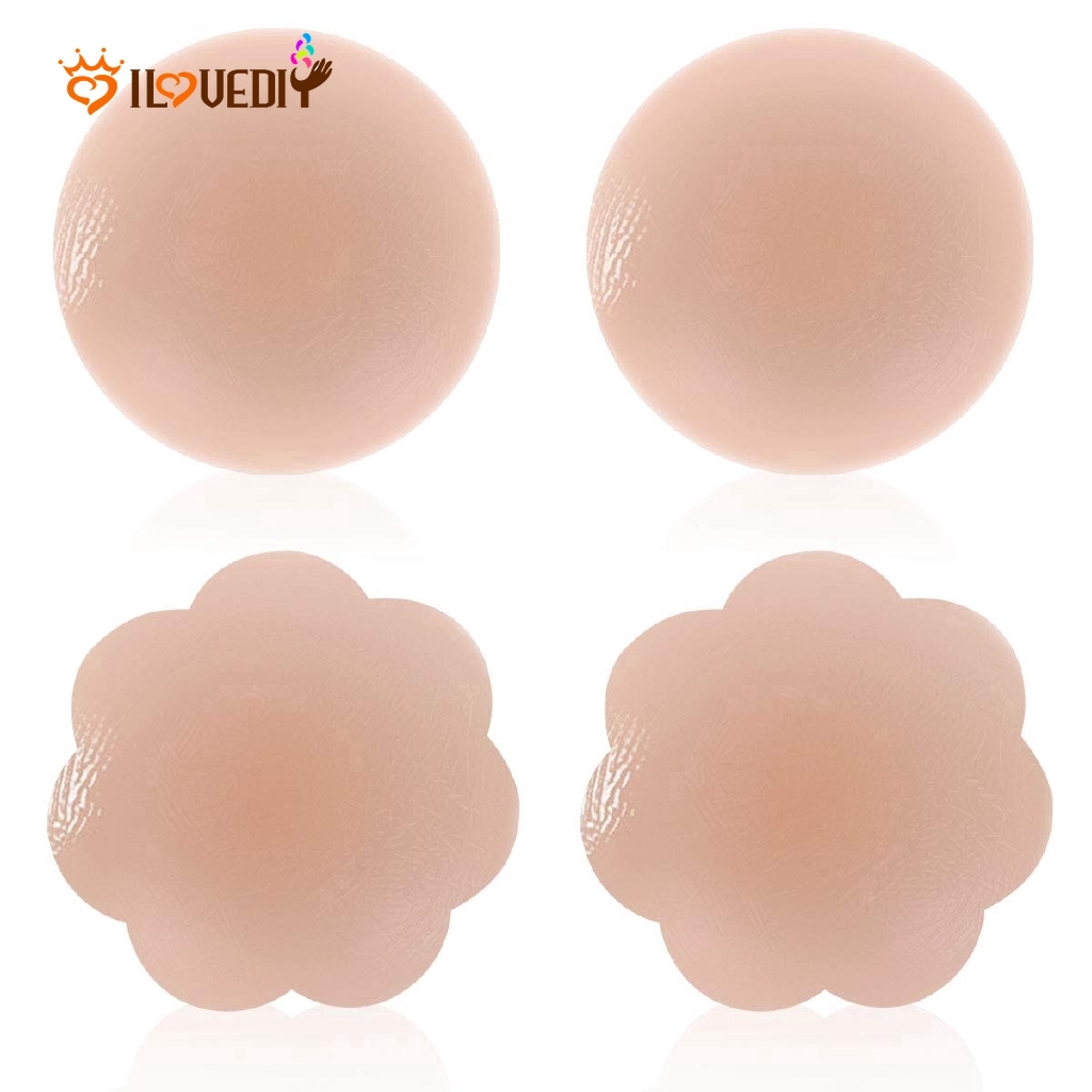 Miếng Dán Nhũ Hoa Silicon Trong Suốt Cho Nữ