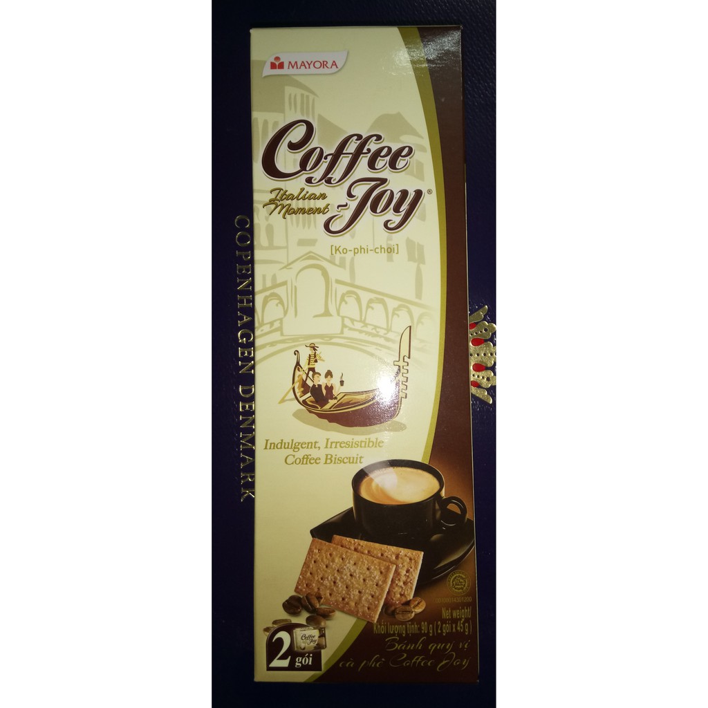 Bánh quy cà phê coffee joy hộp 90g