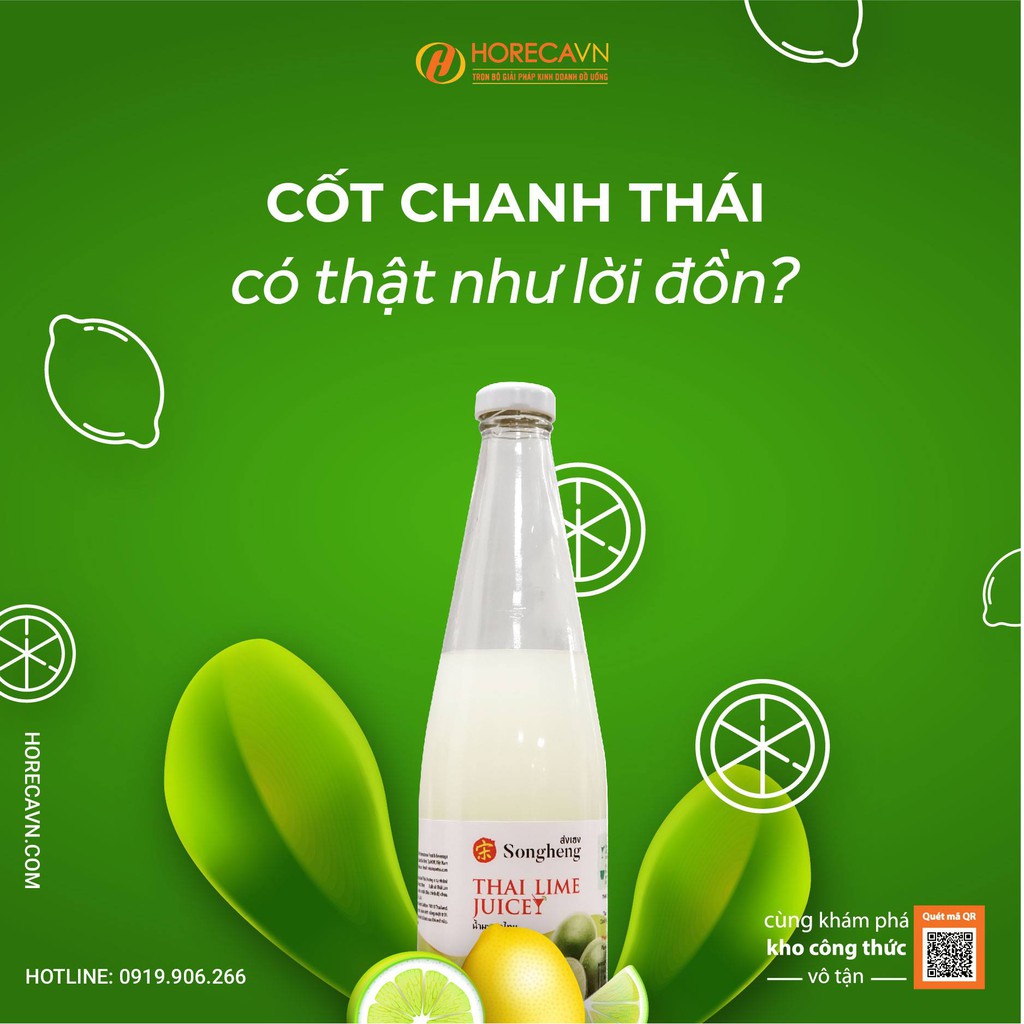 Nước Cốt Chanh Songheng 700ml - TIỆN DỤNG, GIÁ SỐC