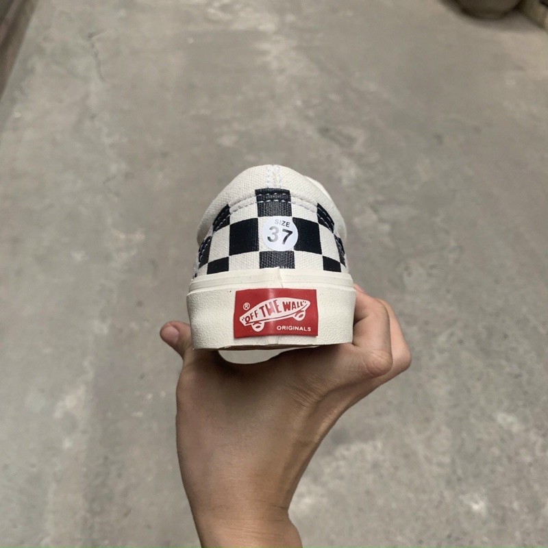Giày Van Classic đen Vaul Caro buộc dây Old Skool