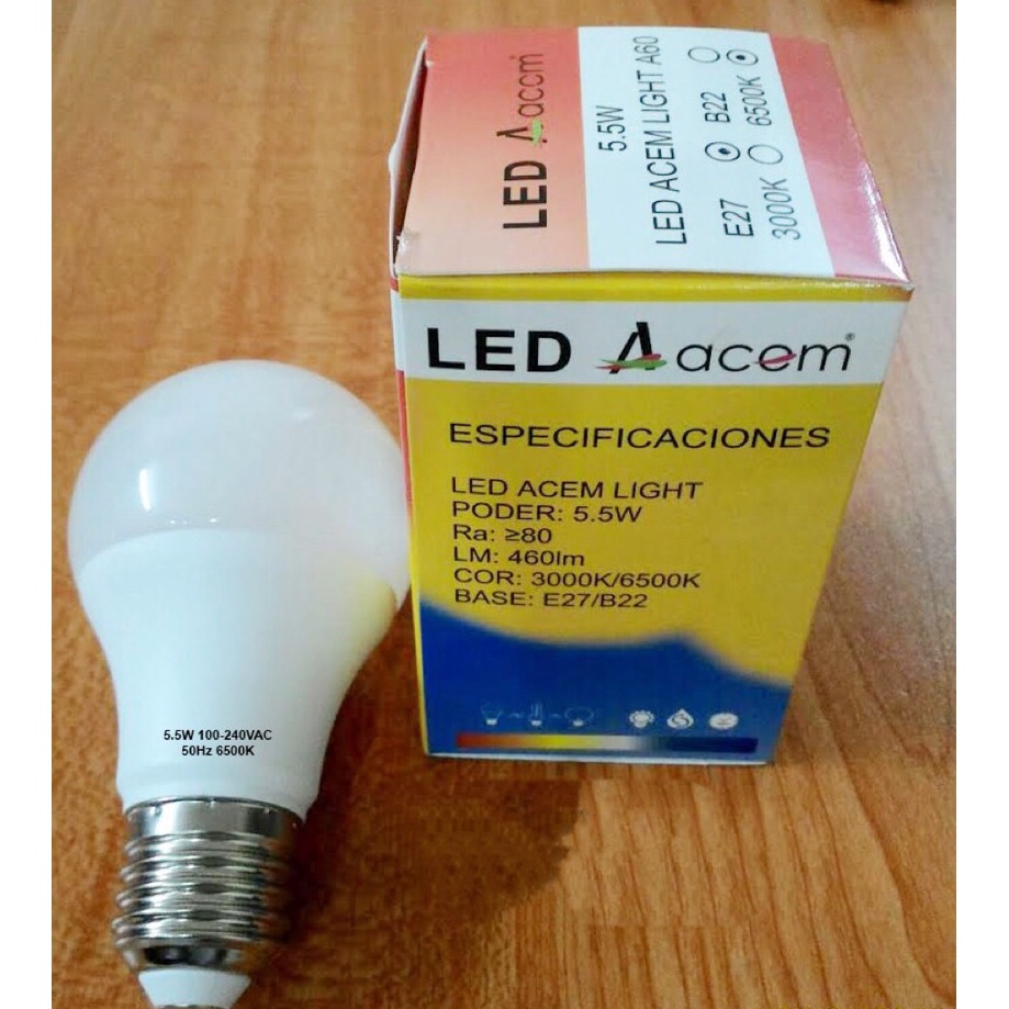 Bóng đèn LED ACEM LIGHT 3W - 5,5W - 7W - 9W- Hàng Chính Hãng