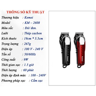 Tông Đơ Kemei KM2608