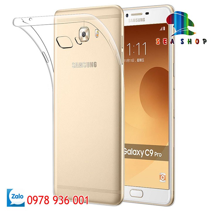 Ốp Samsung Galaxy C9 Pro Nhựa dẻo - trong suốt