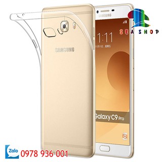 Ốp Samsung Galaxy C9 Pro Nhựa dẻo - trong suốt