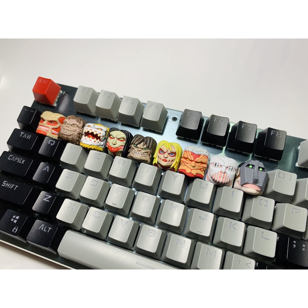 Nút bàn phím cơ nhân vật hoạt hình Nhật Bản/ Resin keycap/ Keycap set/ Esc keycap/ Gift for gamer