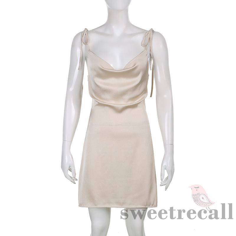 Đầm Hai Dây Màu Sắc Thời Trang Quyến Rũ Cho Nữ