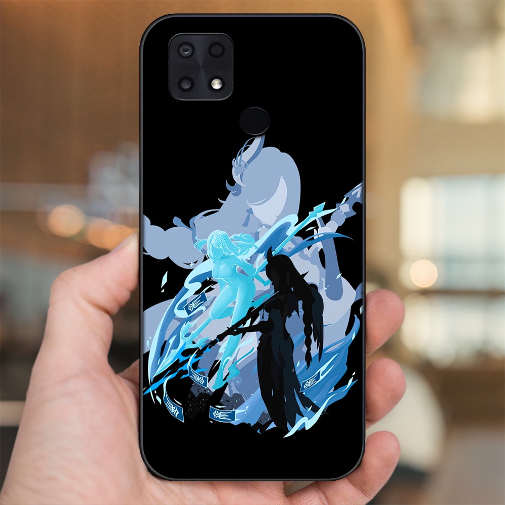 Ốp lưng Xiaomi Poco C40 viền đen in hình Shenhe Genshin Impact