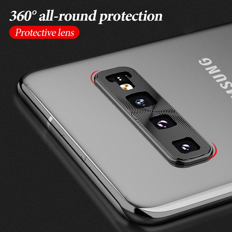 Khung hợp kim dán bảo vệ ống kính máy chụp hình điện thoại cho Samsung Galaxy A30 A50 S10Plus S10E