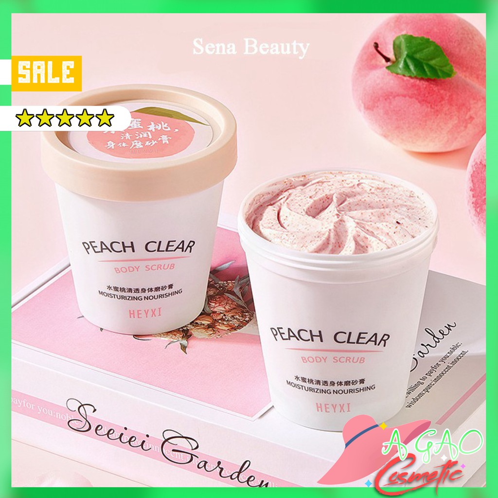 🍑🍑Tẩy Tế Bào Chết, Tẩy Da Chết BoDy Hương Đào Thần Thánh - Giúp Cải thiện làn da sần sùi,xỉn, bật tông Da🍑🍑