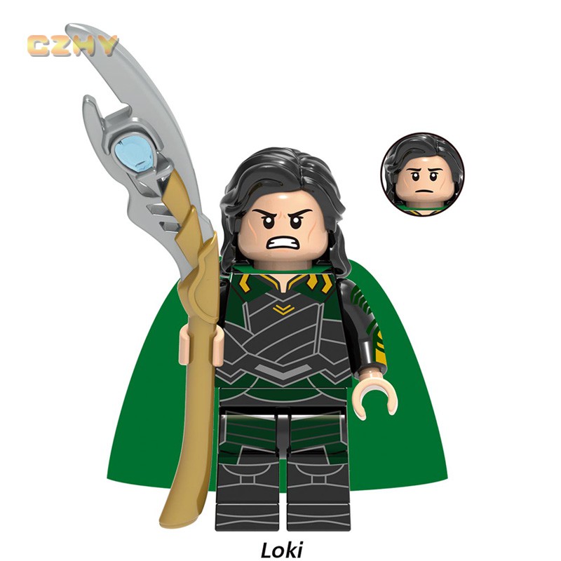 Mô Hình Lắp Ráp Lego Nhân Vật Loki Trong Phim Thor Odin