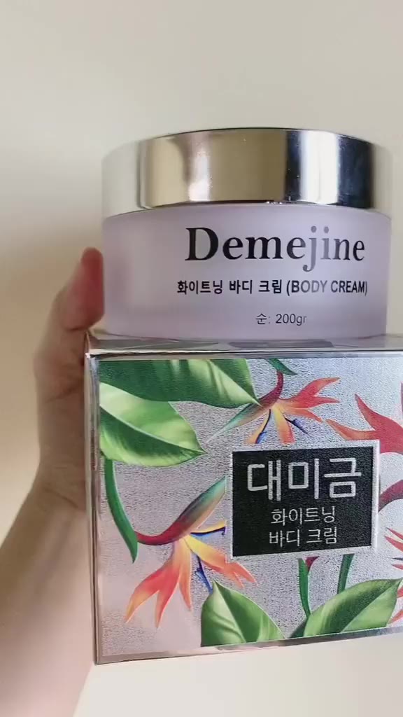 kem body,kem dưỡng ẩm trắng da toàn thân demejine Hàn Quốc trắng mịn không bắt nắng 200gr | BigBuy360 - bigbuy360.vn