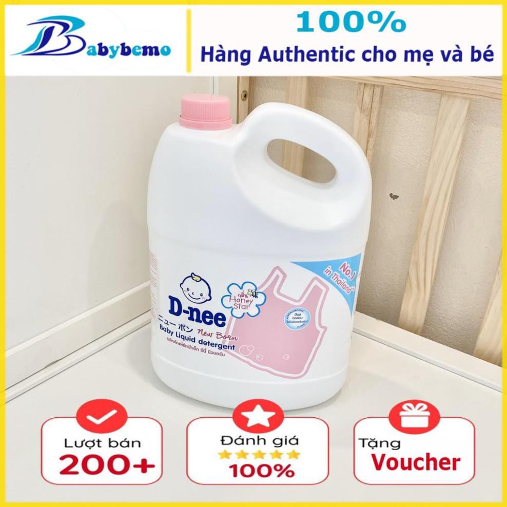 Nước giặt Dnee Thái Lan 3000ml cho bé - Hàng chính hãng có đủ màu babybemo store thumbnail