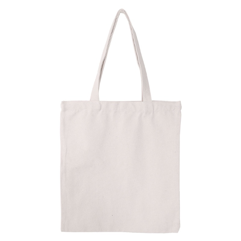 Túi Vải Canvas Đeo Vai Màu Trơn Thời Trang Cho Nữ DIY