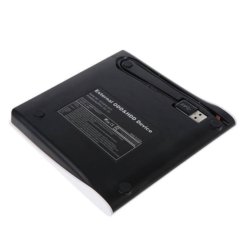 Hộp Đựng Ổ Đĩa Quang Học Usb 3.0 Type-C Di Động 16mm Cho DVD- / CD