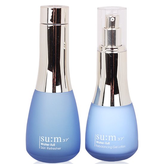 Cặp nước hoa hồng và sữa dưỡng Sum 37 Water full giúp cấp nước, kiềm dầu, giảm mụn, thu nhỏ lỗ chân lông 5ml + 5ml