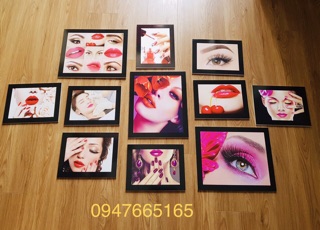 Bộ 11 tranh spa nail mi