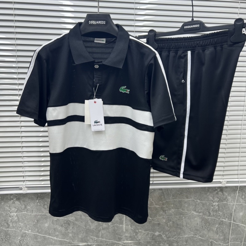 Bộ thể thao lacoste chất gai thấm hút mồ hôi - Bộ nam đẳng cấp