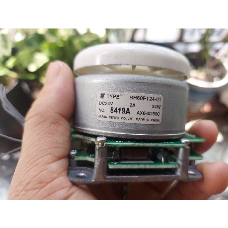 Motor không chổi than 24w 2 tầng mạch tháo máy photo chế quạt.