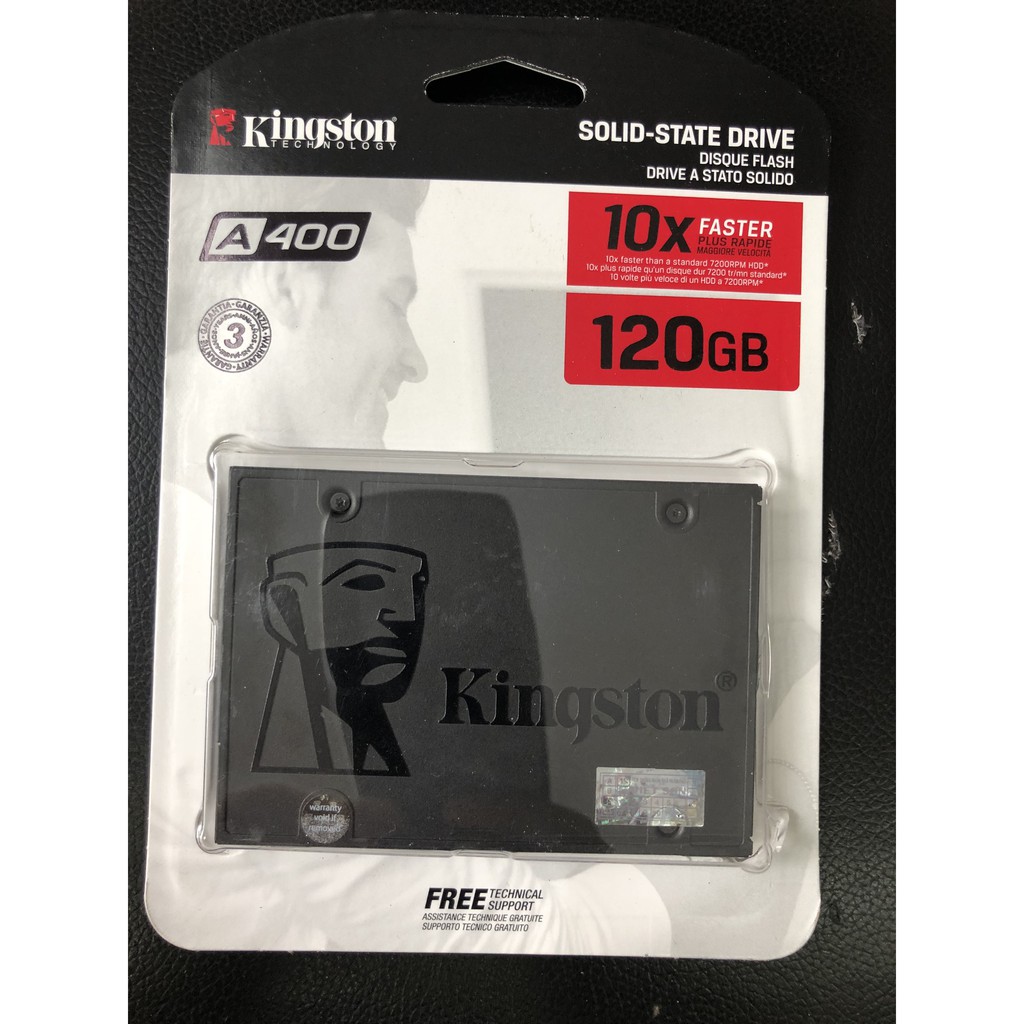 Ổ cứng SSD Kingston 120G SA400S37 có hỗ trợ cài đặt sẵn Windows 10