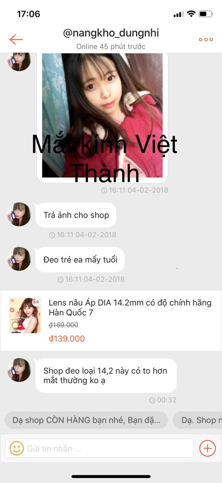 giá 1cặp Lens Nâu choco có LỆCH ĐỘ 0-9 độ kính giãn tròng cận Hàn quốc lens nâu tự nhiên cận G1004 brown