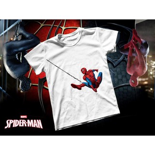 Áo thun Cotton Unisex - Movie - Spider Man - Spider man chăn tơ