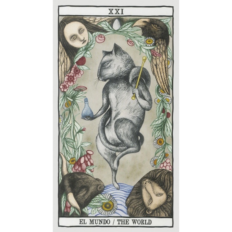 Bộ Bài Tarot Cats by Ana Juan (Mystic House Tarot Shop) - Bài Gốc Authentic Chính Hãng 100%