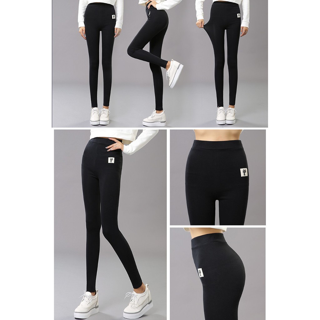 Quần Legging mèo lót lông cực ấm