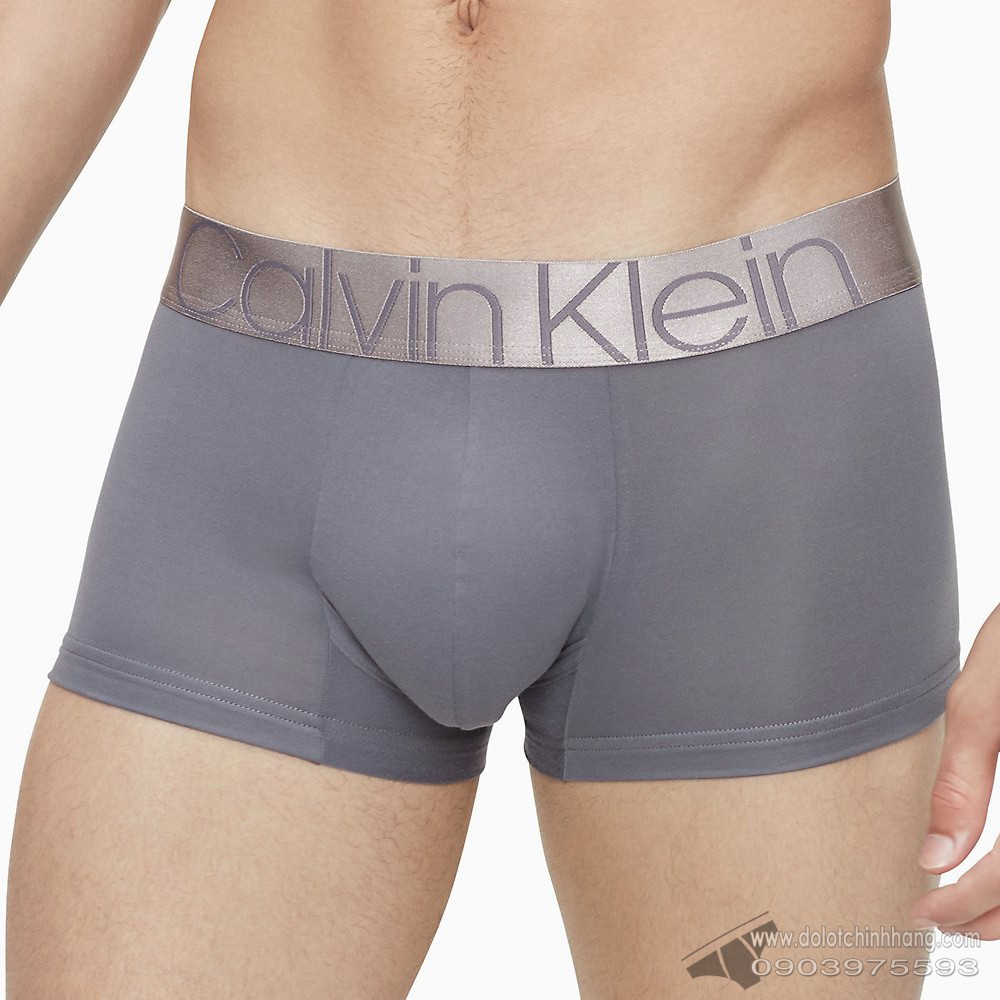 [CHÍNH HÃNG] Quần lót nam Calvin Klein NB2540 Icon Micro Low Rise Trunk Grey Sky