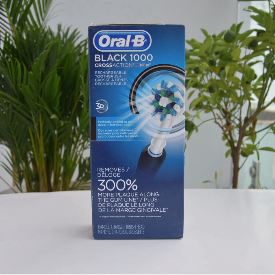 CỦ XẢ CỦA XẢ Bàn chải đánh răng điện Oral B Oral-B White Pro 1000 CỦ XẢ CỦA XẢ