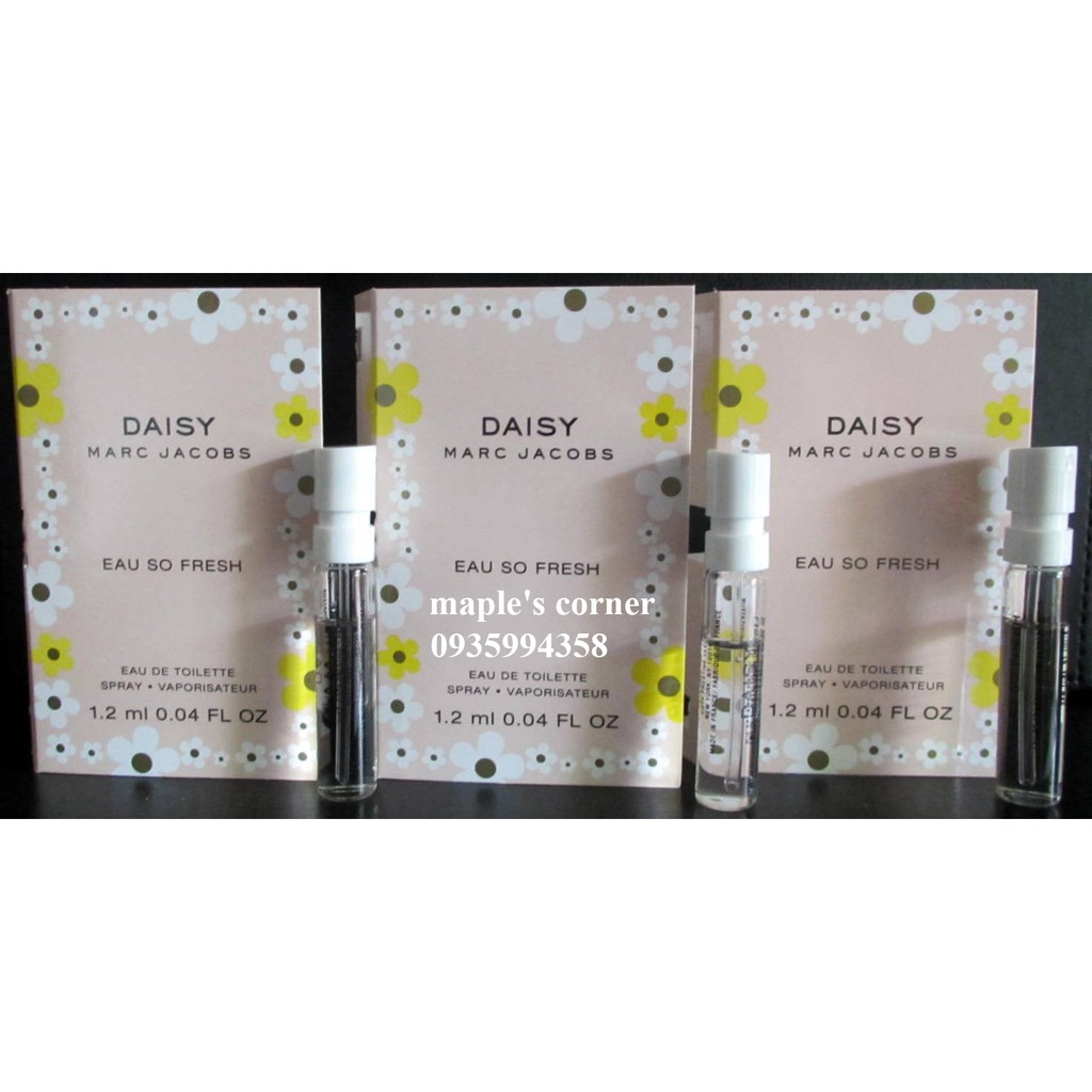 Vial nước hoa DAISY EAU SO FRESH MARC JACOB 1.2ml