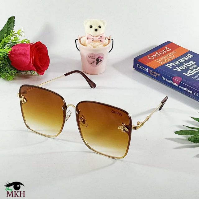 Mắt kính thời trang màu trà đeo ngay và đêm đều được -bao hành 12 tháng- chồng UV 400va tia cực tim | BigBuy360 - bigbuy360.vn