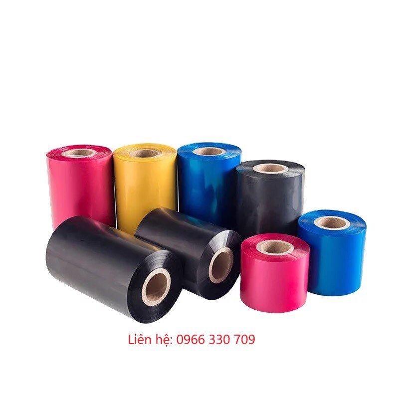 5 Cuộn Mực Ruy Băng FC3 In Date - 30mm x 122m - Mực Ruy Băng, In Hạn Sử Dụng