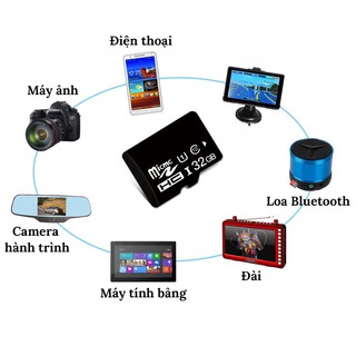 Thẻ Nhớ Micro SD Class 10 Tốc Độ Cao