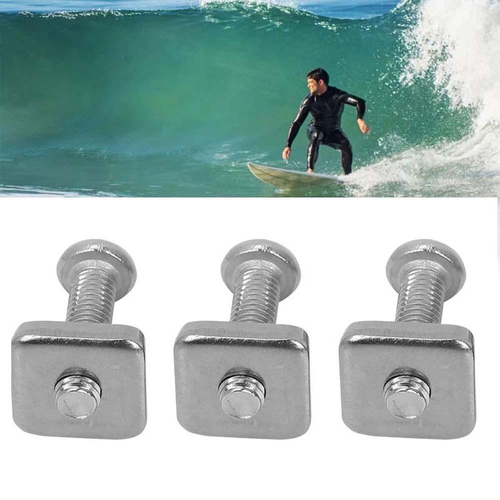 Set 3 Ốc Vít Gắn Ván Lướt Sóng Kèm Tấm Vít Đơn Chuyên Dụng