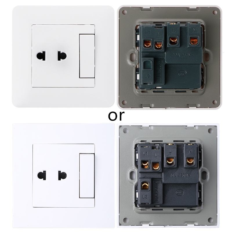 Công Tắc Đèn 2 Chiều 1 Gang Bằng Sứ Màu Trắng